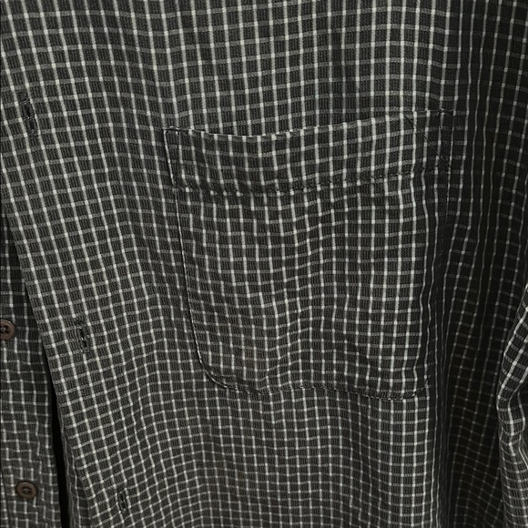 Men's Blue Checkered Shirt - Picture 3 of 4